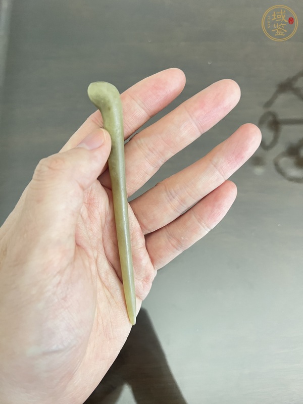 古玩玉器和田玉雕“發(fā)簪”真品鑒賞圖