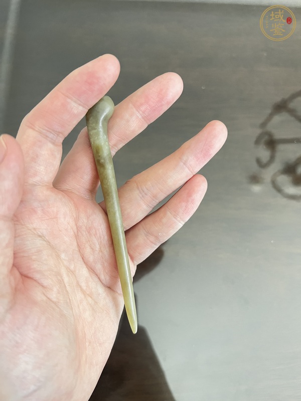 古玩玉器和田玉雕“發(fā)簪”真品鑒賞圖