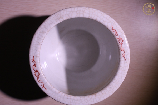 古玩陶瓷哥釉地鐵銹釉五彩刀馬人缸真品鑒賞圖