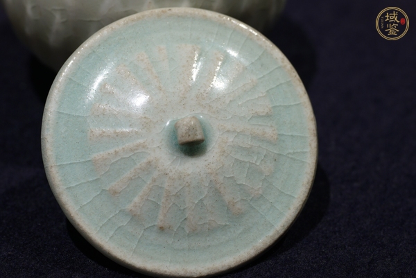古玩陶瓷宋代湖田窯蓋罐真品鑒賞圖