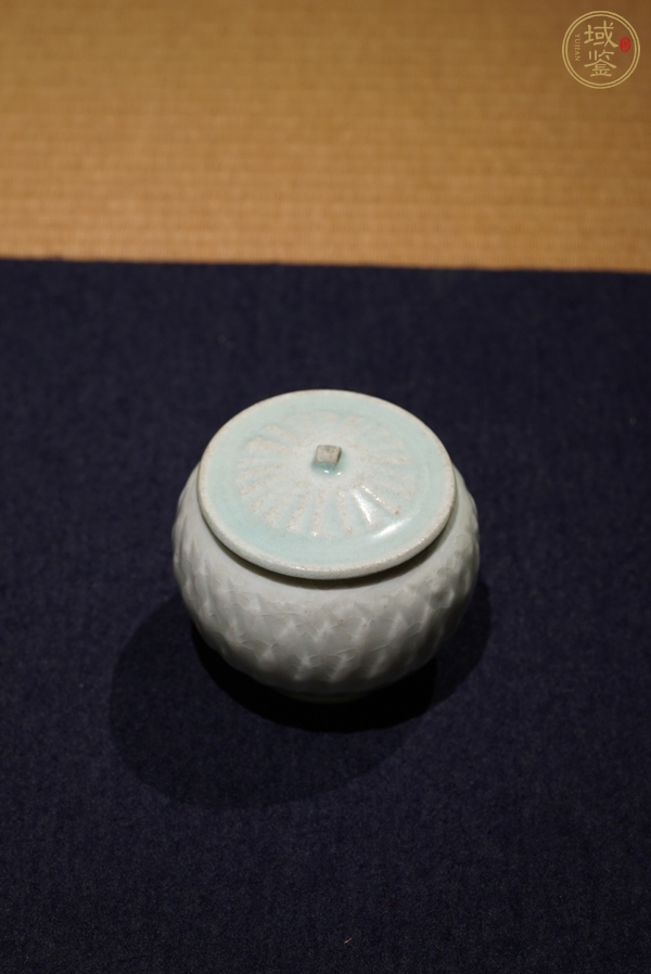 古玩陶瓷宋代湖田窯蓋罐真品鑒賞圖