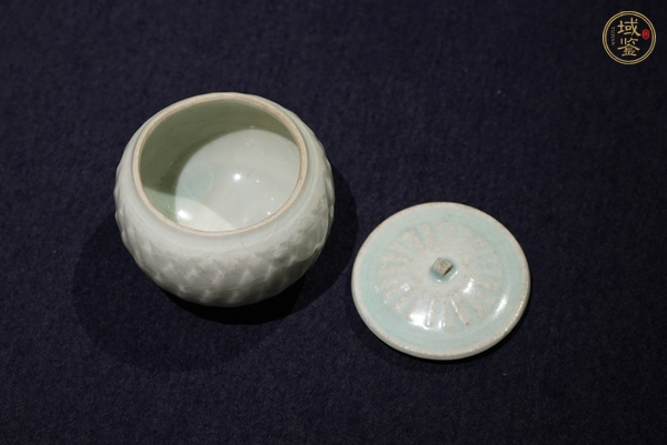古玩陶瓷宋代湖田窯蓋罐真品鑒賞圖