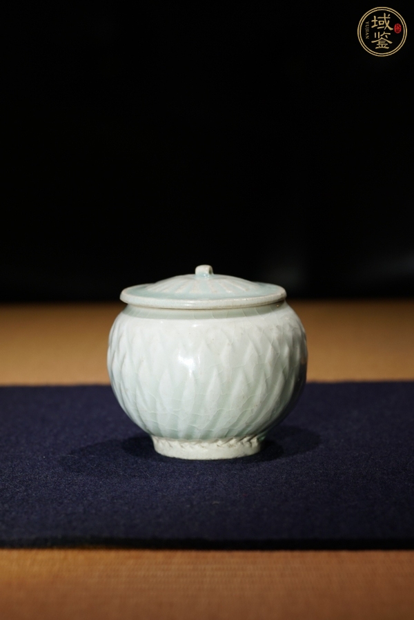 古玩宋代湖田窯蓋罐真品鑒賞圖