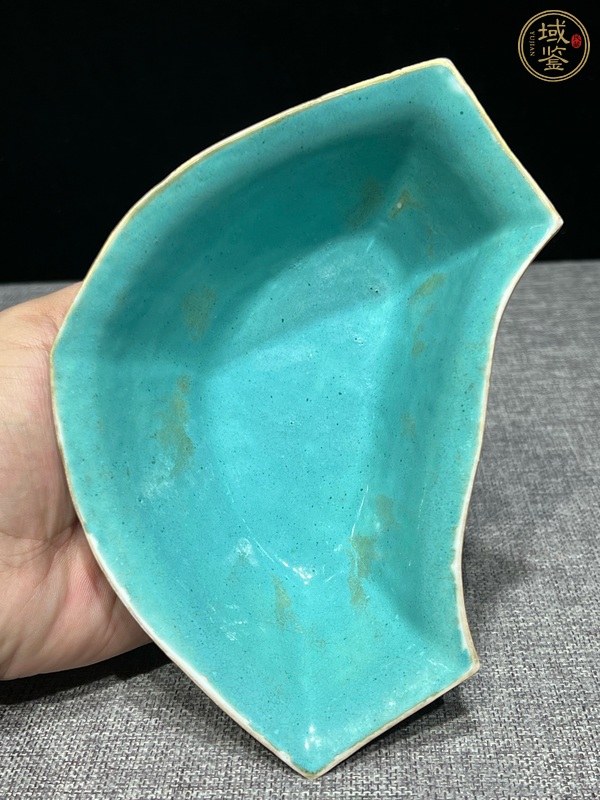 古玩陶瓷福壽紋粉彩角碗真品鑒賞圖