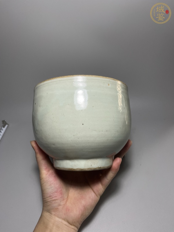 古玩陶瓷龍泉青瓷缽式碗真品鑒賞圖