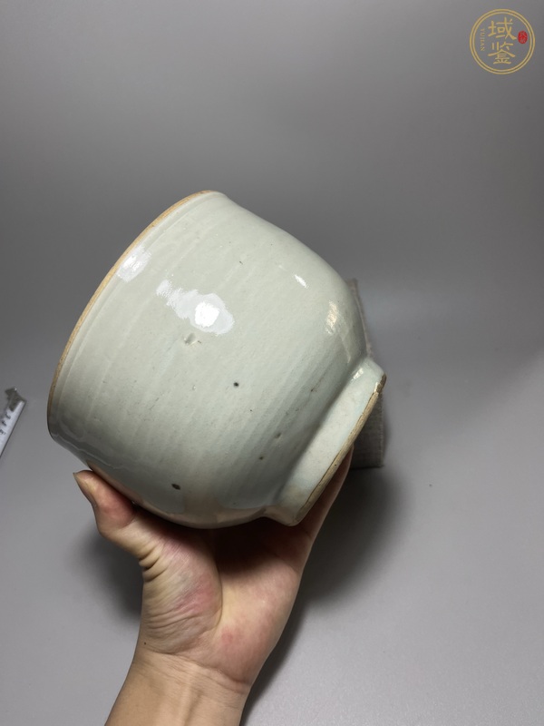 古玩陶瓷龍泉青瓷缽式碗真品鑒賞圖