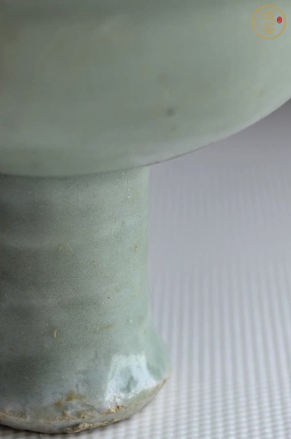 古玩陶瓷龍泉青瓷高足杯真品鑒賞圖