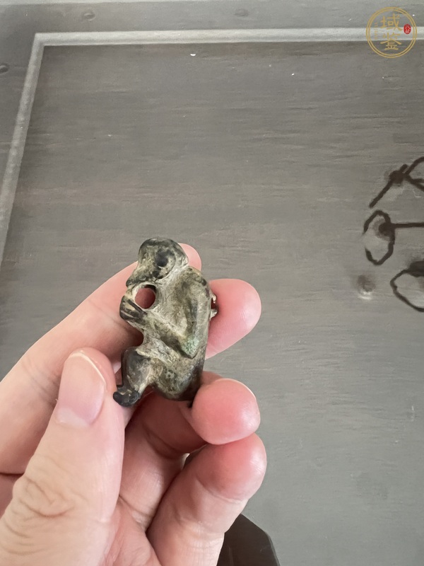 古玩銅器民國銅猴真品鑒賞圖