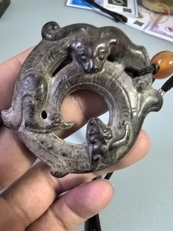 古玩玉器仿古做舊玉龍型件真品鑒賞圖