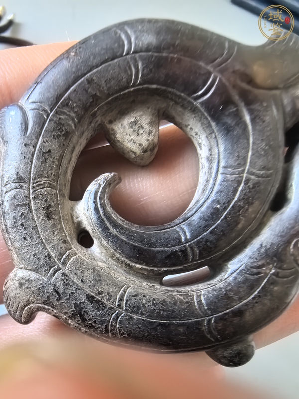 古玩玉器仿古做舊玉龍型件真品鑒賞圖