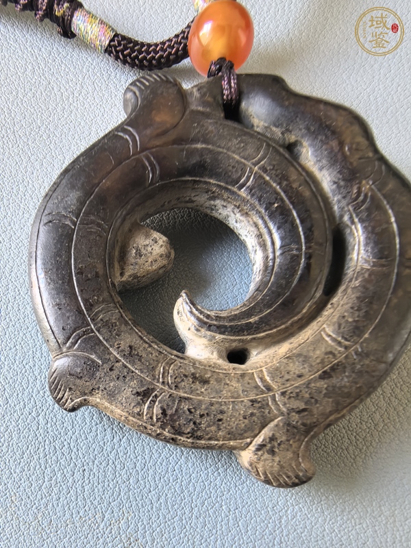 古玩玉器仿古做舊玉龍型件真品鑒賞圖