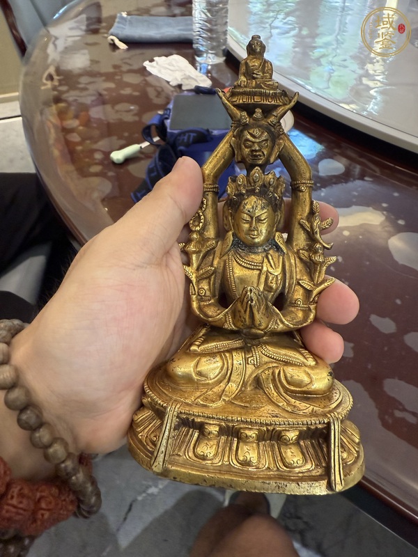 古玩雜項(xiàng)鎏金造像真品鑒賞圖