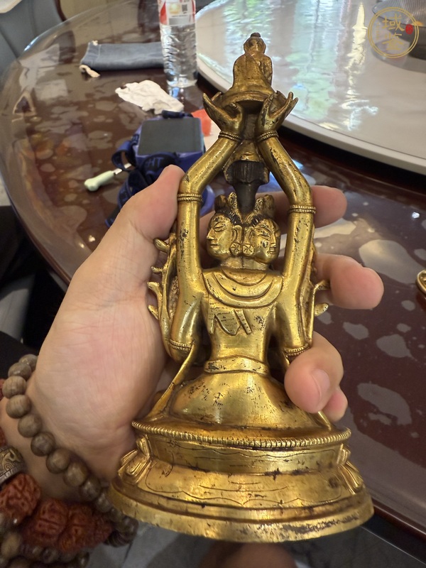 古玩雜項(xiàng)鎏金造像真品鑒賞圖
