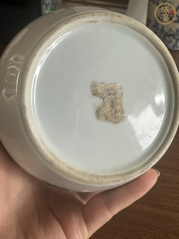 古玩陶瓷仕女紋罐真品鑒賞圖