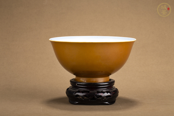 古玩陶瓷清光緒·紫金釉碗(官)真品鑒賞圖
