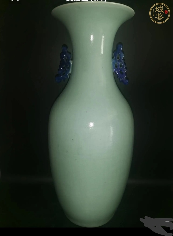 古玩陶瓷花鳥(niǎo)紋青花瓶真品鑒賞圖