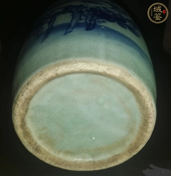 古玩陶瓷花鳥(niǎo)紋青花瓶真品鑒賞圖