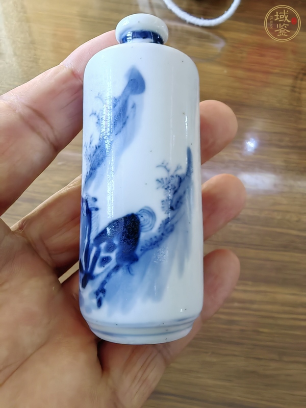 古玩陶瓷青花鼻煙壺真品鑒賞圖