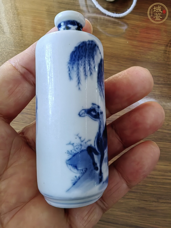 古玩陶瓷青花鼻煙壺真品鑒賞圖