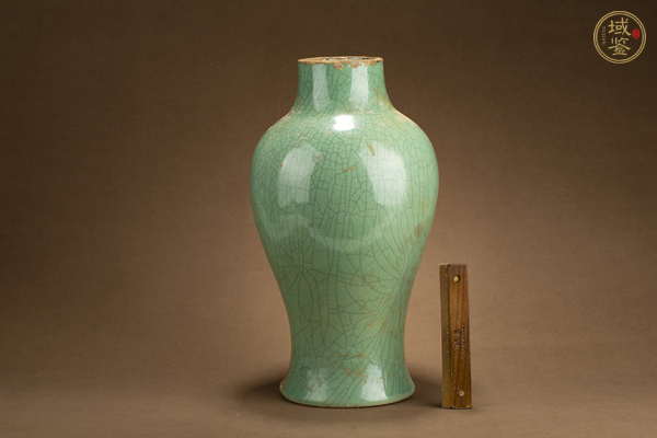 古玩陶瓷清晚·仿官釉瓶真品鑒賞圖