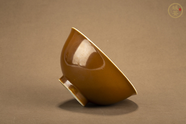 古玩陶瓷清光緒·紫金釉碗(官)真品鑒賞圖