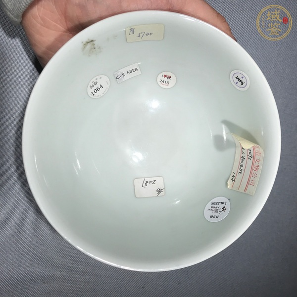 古玩陶瓷青花嬰戲圖宮式碗真品鑒賞圖