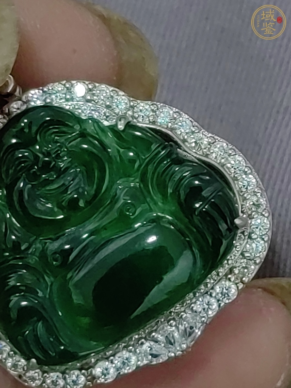 古玩冰翠項鏈真品鑒賞圖