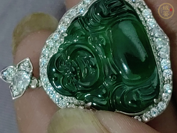 古玩玉器冰翠項鏈真品鑒賞圖