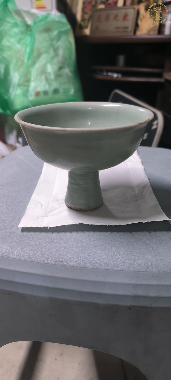 古玩陶瓷龍泉窯高足杯真品鑒賞圖