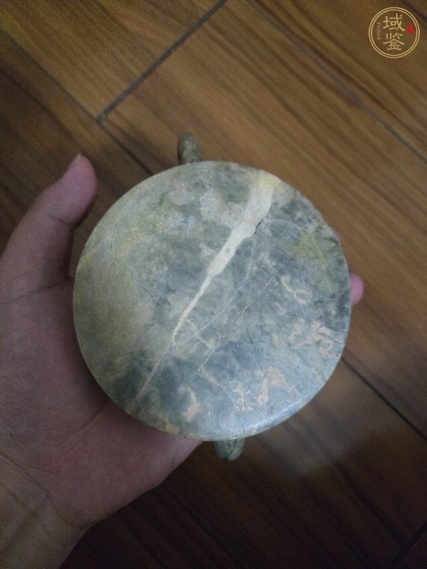 古玩陶瓷頑石款寧?kù)o致遠(yuǎn)執(zhí)壺真品鑒賞圖