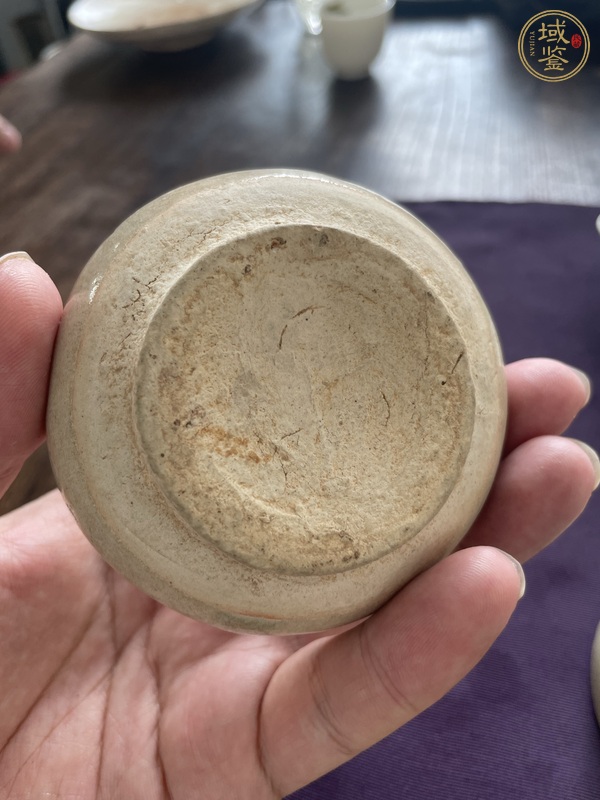古玩陶瓷吉州窯月影梅粉盒真品鑒賞圖