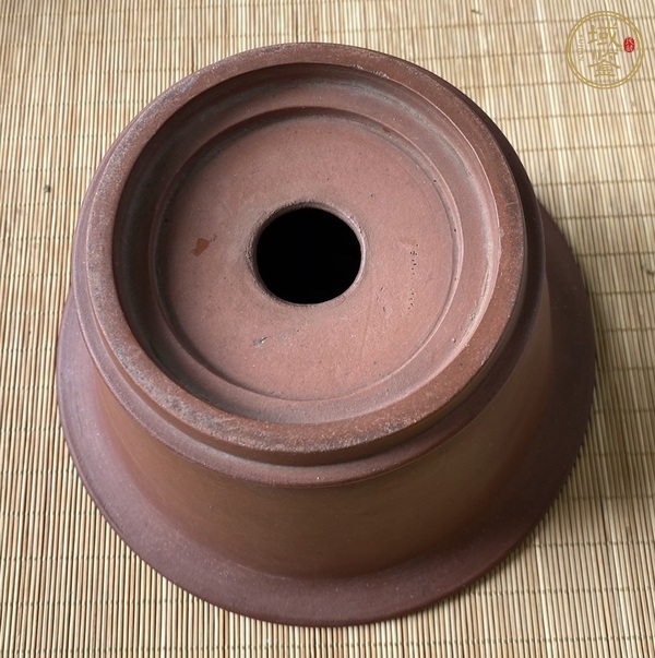 古玩雜項(xiàng)紫砂花盆真品鑒賞圖