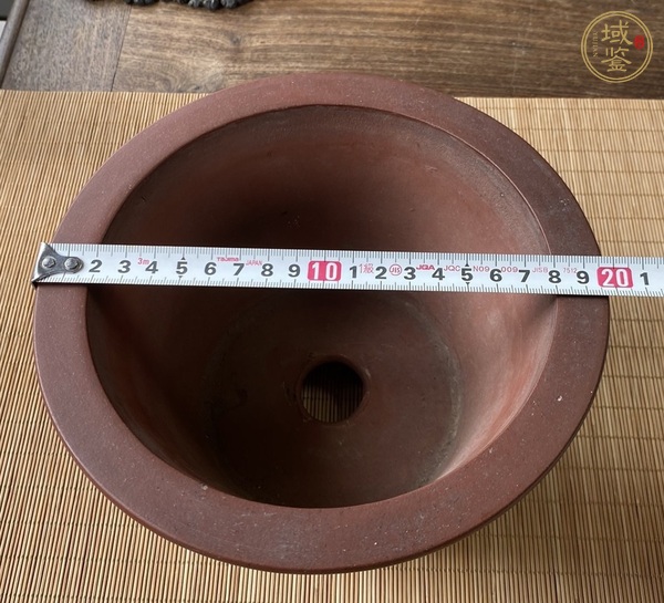 古玩雜項(xiàng)紫砂花盆真品鑒賞圖