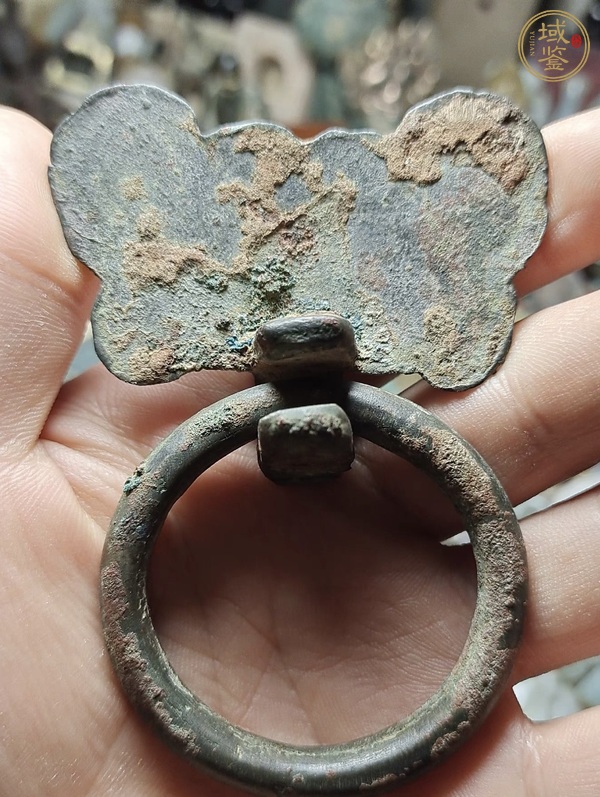 古玩銅器漢代鋪首真品鑒賞圖