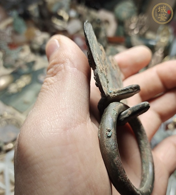 古玩銅器漢代鋪首真品鑒賞圖