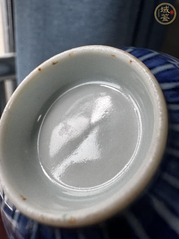 古玩陶瓷青花夔龍紋蓋碗真品鑒賞圖