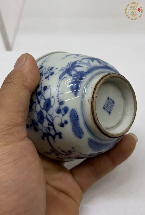 古玩陶瓷青花杯真品鑒賞圖