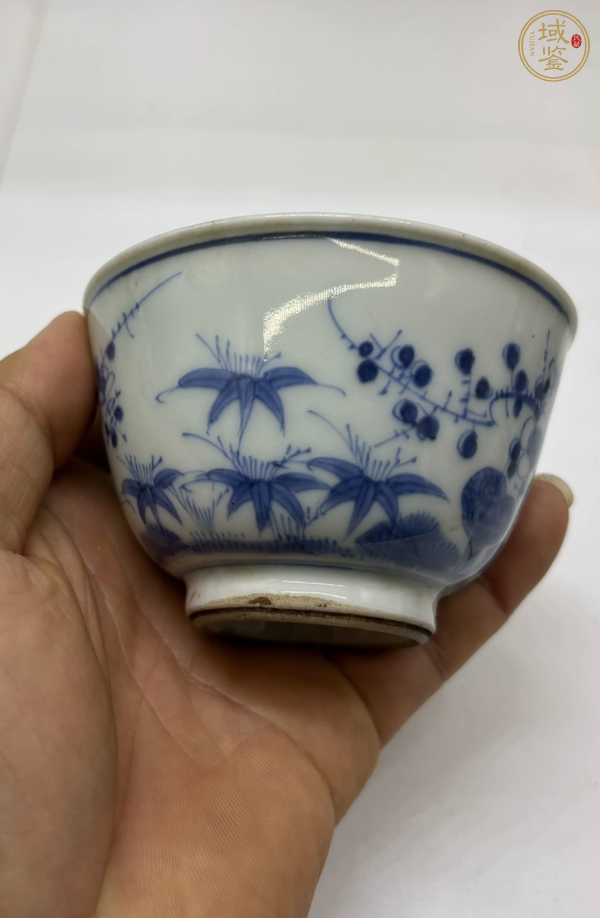 古玩陶瓷青花杯真品鑒賞圖