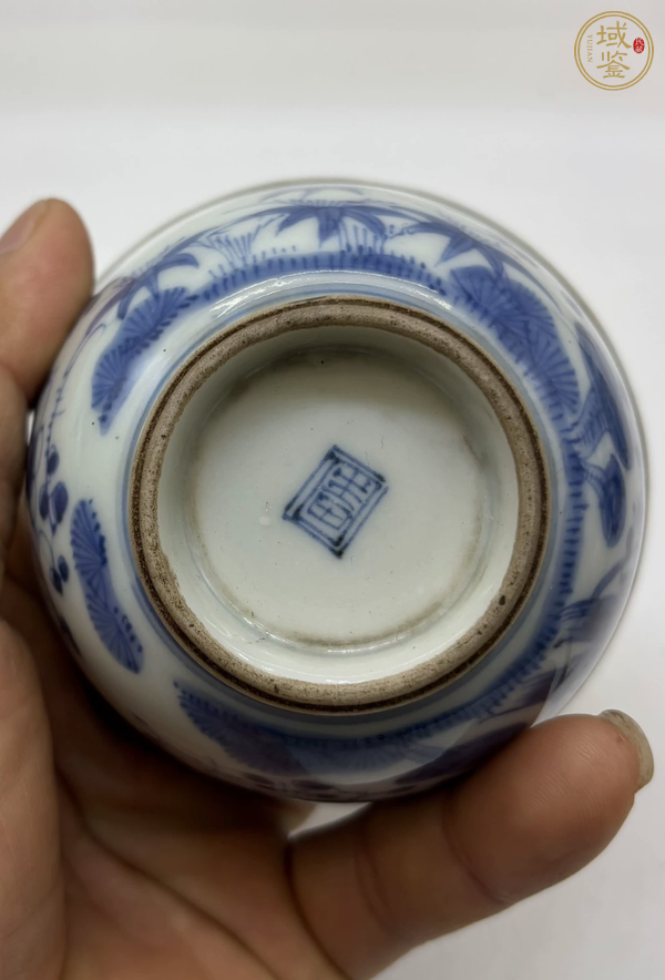 古玩陶瓷青花杯真品鑒賞圖