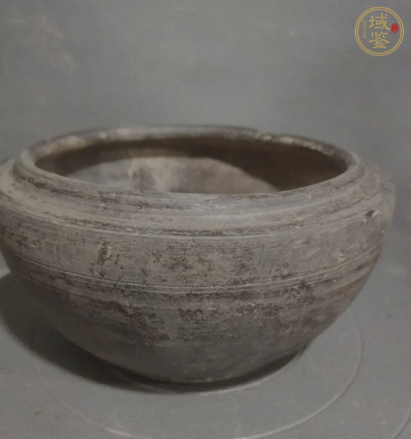 古玩陶瓷漢代陶缽真品鑒賞圖