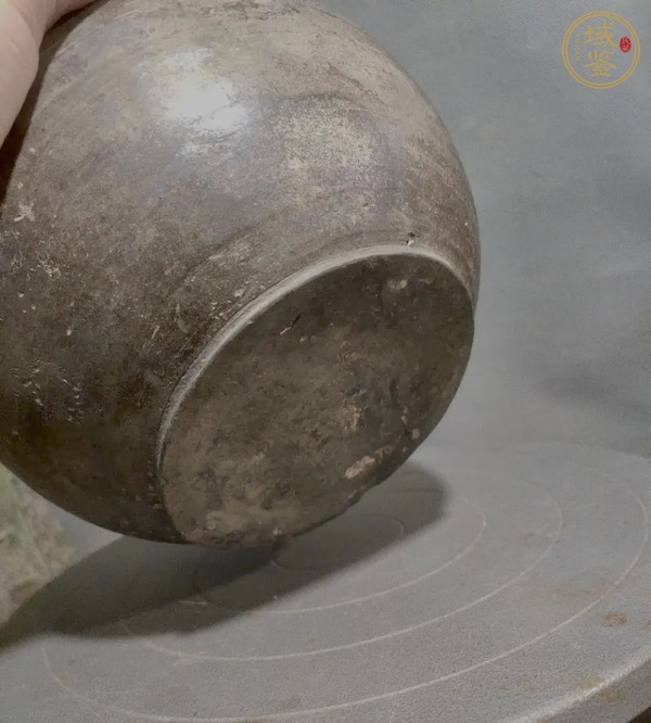 古玩陶瓷漢代陶缽真品鑒賞圖