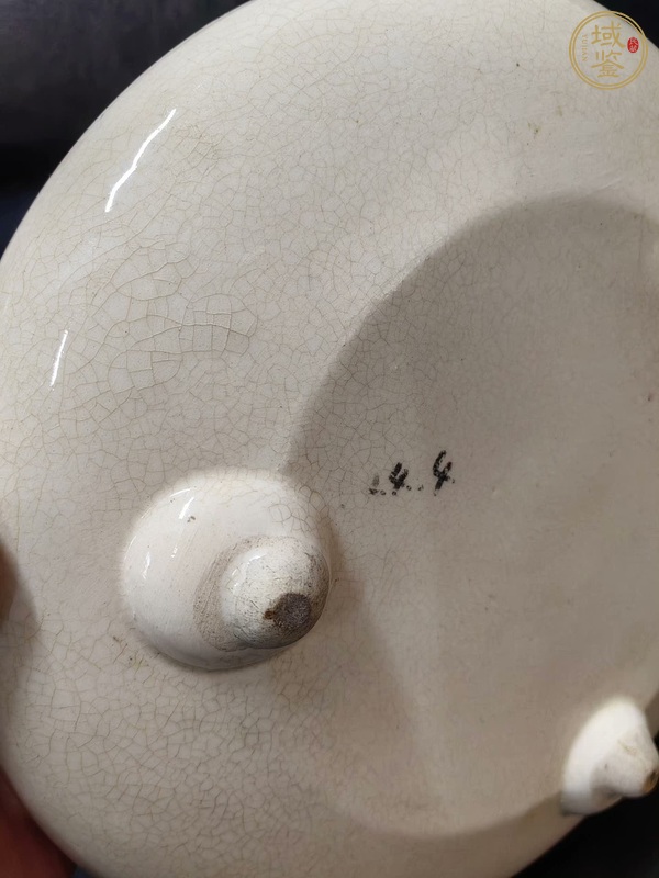 古玩陶瓷漳州窯三足洗真品鑒賞圖