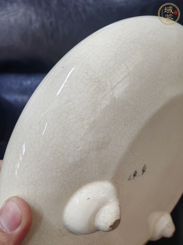 古玩陶瓷漳州窯三足洗真品鑒賞圖