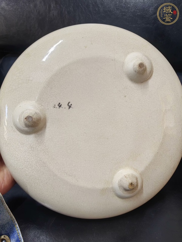 古玩陶瓷漳州窯三足洗真品鑒賞圖