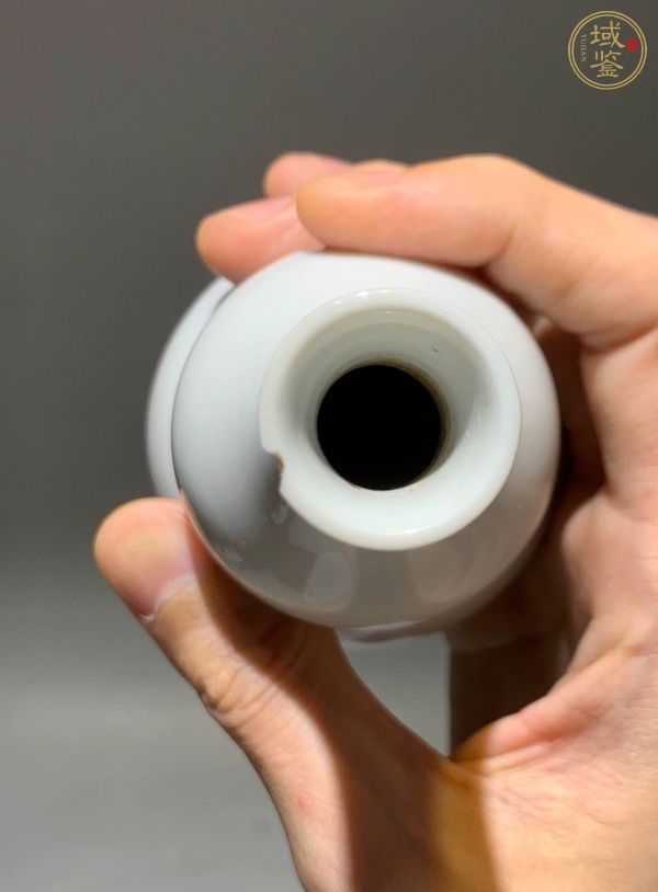 古玩陶瓷白釉葫蘆瓶真品鑒賞圖