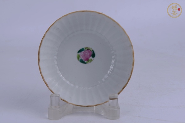 古玩陶瓷粉彩三才蓋碗真品鑒賞圖