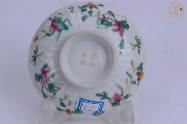 古玩陶瓷粉彩三才蓋碗真品鑒賞圖