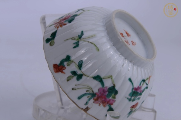古玩陶瓷粉彩三才蓋碗真品鑒賞圖