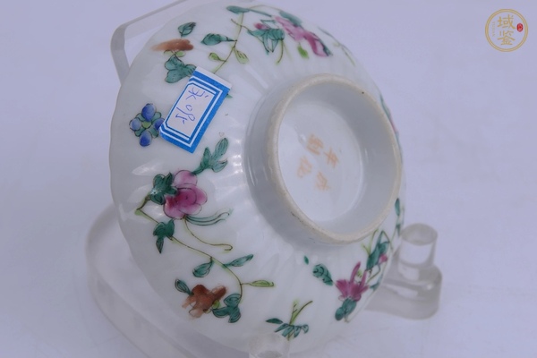 古玩陶瓷粉彩三才蓋碗真品鑒賞圖