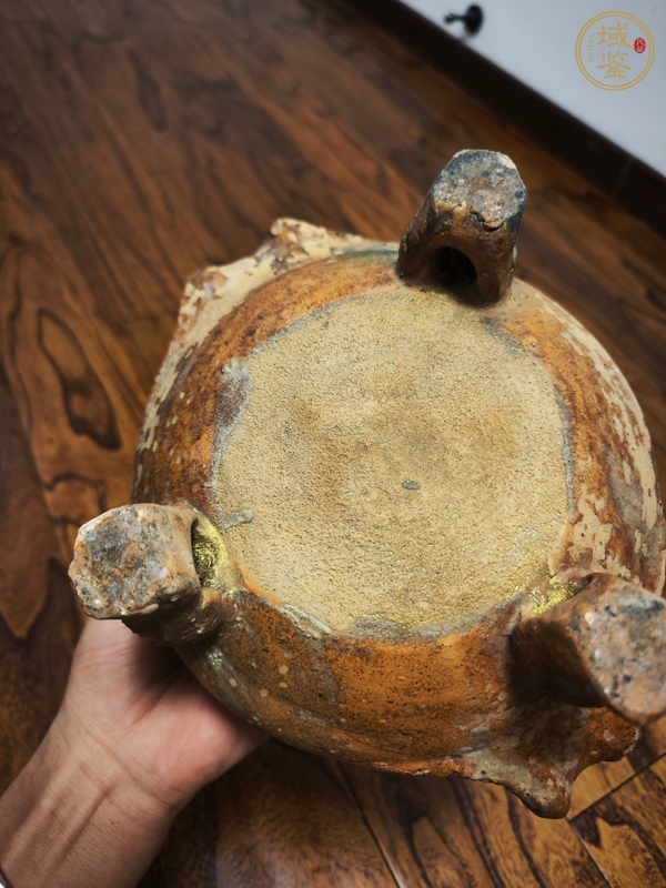 古玩陶瓷醬釉爐真品鑒賞圖